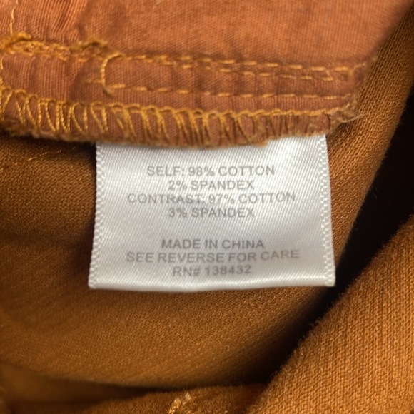 Modcloth Teaching Ease Mid-Rise Corduroy Skinny Pants Preppy Academia Brown 2 - Picture 8 of 9